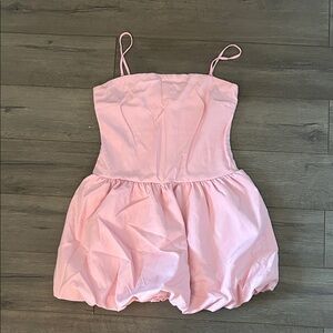 Pink Spaghetti Strap Dress